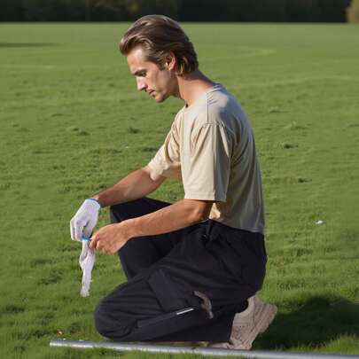 FR Pants For Men Flame-Resistant Cargo Pants Multi-Pockets XXL Size Black