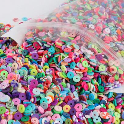 1000pcs/2000pcs/3000pcs Polymer Clay Bead Set, Suitable For DIY Jewelry Making, Includes 24 Colors Of Colorful Clay Beads, Perfect Gift For Holidays, Birthdays, Graduation Parties And Gatherings
