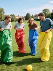 8pcs-Outdoor Games Potato Sack Race Bag For Outside Backyard Field Day Jumping Bags Carnival Birthday Party Games Potato Sack Race & Jump Bags,Durable Outdoor Family Games For Christmas, Birthday Parties, Carnivals , Halloween, Thanksgiving Day,Christmas Potato Sack Race Bags, Outdoor Party Games, Colorful Jump Bags, Birthday Graduation, Party, Field Day