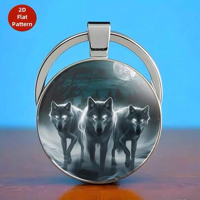 1个钥匙扣，新款时尚个性造型钥匙扣吊坠，日常百搭，节日庆典送给亲朋好友的理想礼物，情人节、生日、毕业典礼、母亲节或任何场合的完美小礼物，可搭配包包、钱包、背包和钥匙串，轻巧便携，魅力十足的可定制吊坠，彰显个性风格，经久耐用，轻巧易挂。