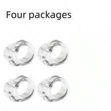 2pcs/4pcs/8pcs PVC Transparent Door Handle Bumper Protector, Door Handle Protector, Anti-Collision Door Stopper