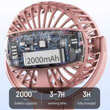 ANTSAY Baby Stroller Cooling Fans - 粉色 - 查看 4