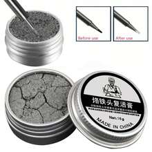 Punta de soldador de 6g/9g/16g/30g, pasta de limpieza, punta de soldador, activador de estañado, limpiador de óxido, agente refrescante - 9 gramos - Ver 3