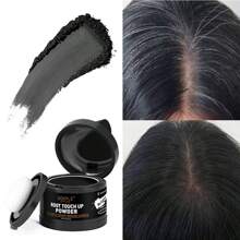 Goiple GOIPLE Root Cover Up Powder, Natural Instant Gray Coverage, Waterproof Hairline Shadow Powder, Hair Concealer Coverage Fluffy Powder, Fill In Shadow Thinning, Root Touch-Up Powder For Cover Gray Hair Root, Hairline Powder Stick, Multifunctional Dyeing Fibers For Eyebrows, Beard Line, Lace Wig Mesh & Temple, Eyebrow Powder, With Mirror, Powder Puff, Hairline Brush, Multi-Functional Makeup Brush, Makeup Tools