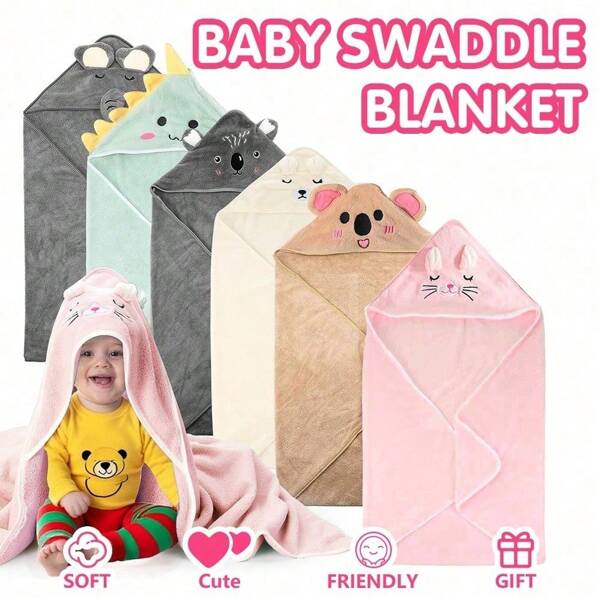 Swaddle Blankets Pack Of 2, 31.5 X 31.5Inches, Soft Baby Blanket Set, Multipurpose Swaddling Wraps For Newborns - Self-Soothing Swaddle