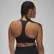 Nike 女士 AS W J SPT JUMPMAN BRA 圆领工字背运动文胸 BRA-MFB6873-010 - 黑色 - 查看 2