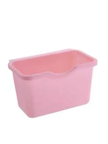 1 pieza Cesto colgante de basura para puerta de gabinete de cocina, cesta colgante grande sin tapa para residuos de alimentos del hogar