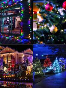 10m/100m girlanda świetlna LED do użytku zewnętrznego, girlanda świąteczna z pilotem, lampki choinkowe, używane na imprezy noworoczne, tarasy ogrodowe, dekoracje na Halloween, dekoracje świąteczne, dekoracje świąteczne, choinka, prezent, dekoracja na Święto Dziękczynienia, wesele, wystrój domu, wystrój domu, wystrój jesienny, dekoracje urodzinowe, prezenty, artykuły imprezowe, do użytku wewnątrz i na zewnątrz, ogród, dekoracje świąteczne, dekoracje na Halloween, dekoracje ścienne, ozdoby na Halloween