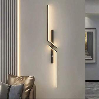 1Pc Modern LED Charging Wall Lamp Home Decor Fixtures Minimalist Wall Lights Decoration Fixtures Touchable Wall Lamp Remote Control Remote Dimming Charging Wall Lamp Simplicity Mirror Wall Lamps Luxury Home Decor Industrial Wall Sconces(60/80CM 4000 MAh)