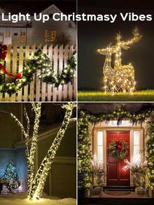 10m/100m girlanda świetlna LED do użytku zewnętrznego, girlanda świąteczna z pilotem, lampki choinkowe, używane na imprezy noworoczne, tarasy ogrodowe, dekoracje na Halloween, dekoracje świąteczne, dekoracje świąteczne, choinka, prezent, dekoracja na Święto Dziękczynienia, wesele, wystrój domu, wystrój domu, wystrój jesienny, dekoracje urodzinowe, prezenty, artykuły imprezowe, do użytku wewnątrz i na zewnątrz, ogród, dekoracje świąteczne, dekoracje na Halloween, dekoracje ścienne, ozdoby na Halloween