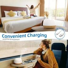 Essential Oil Diffuser, 300Ml Ultrasonic Oil Humidifier With 7 Color Lights 2 Mist Modes With Remote Control For Home, Office