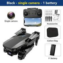 TOKQI Drone cuadricóptero E88, cámara HD 720P, control de altura fija, vuelo a 360°, control remoto plegable, juguete de dron ideal como regalo para Navidad, Halloween y Acción de Gracias