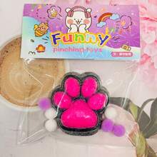 2025 Nuevo Artículo Juguete grande de apretón de pata de gato, Juguete de alivio de estrés, Bola de apretón de pata de gato linda, Juguete de apretón de pata de gato súper grande, Juguete de alivio de estrés de rebote lento de TPR, Juguete suave, Juguete de palma pegajosa, Juguete de alivio de estrés, Juguete de entrenamiento de coordinación mano-ojo, Juguete de alivio de estrés para niños y adultos, Juguete para niños, Juguete para niñas, Juguete interactivo para padres e hijos, Regalo para niños, Regalo sorpresa, Regalo de cumpleaños, Regalo de vacaciones - Navidad, Halloween - Juguete, Regalo