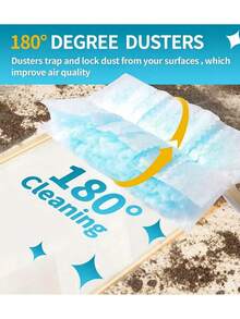 1/3 10 /11 包（不含替换装）除尘器手柄，易于清洁 - 与除尘器兼容，非常适合家庭在客厅、卧室、厨房使用，无需电池或电力