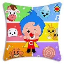 20251pc Pillow Covers Cartoon Anime P-Plims Plim Sofa Decorative Home Double-Sided Printing Short Plush Cute Cushion Cover