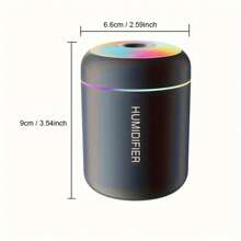 AOYI 1pc Mini Essential Oil Aromatherapy Mist Diffuser & Humidifier, Cool Mist, Colorful Night Light - Humidify Air, Keep Fresh, And Relax Body And Mind(USB Powered Usage)