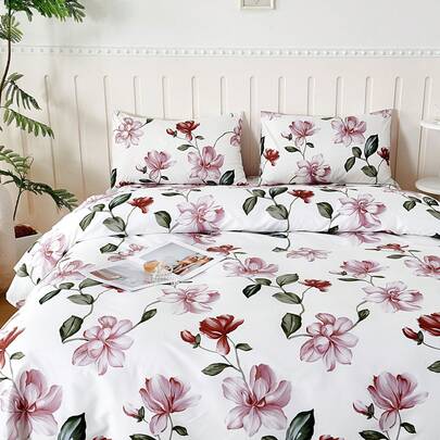 SERAPHINEX Juego De Sábanas De Microfibra Con Estampado De 3/4 Piezas, Incluye Sábana Encimera, Sábana Ajustable Y 1/2 Fundas De Almohada, Suave, Transpirable Y Resistente A La Decoloración, Varias Medidas Para Diferentes Camas, Crea Un Ambiente Acogedor En El Dormitorio.