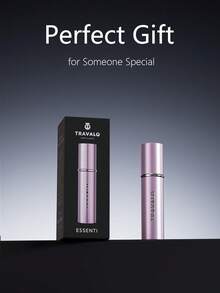 Refillable Perfume Atomizer, Bottom Filling Fragrances Perfume Bottle, Mini Cologne Dispenser, Travel Sized, Portable Sprayer For Women Men, Gift (ESSENTI, PINK),10955730