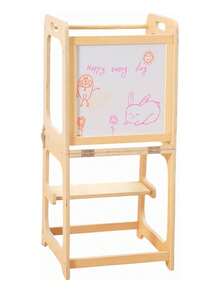 3-In-1 Montessori Learning Tower. Bluelander (90 * 43 * 40 Cm) - Brown - View 1