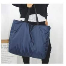 New Fashion WaterProof Travel Bag Large Capacity Handheld Bag Solid Storage Pouch Nylon Folding Luggage Handbags