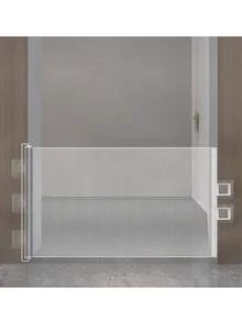 Retractable Pet Gate [Upgraded Anti-Climb Version], Universal For Cats & Dogs, Stair Barrier, Portable Foldable Safety Gate