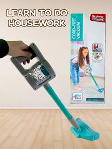 Kids' Handheld Vacuum Cleaner Toy – Interactive Cleaning Role Play With Realistic Lights & Sounds – Develops Motor Skills & Teaches Responsibility – Ideal Gift For Boys & Girls Ages 3+