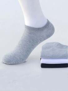 30/10/1 Pair Men/Women's Solid Color Breathable Low-Cut Ankle Socks, Odor-Resistant, Casual Summer Short Socks