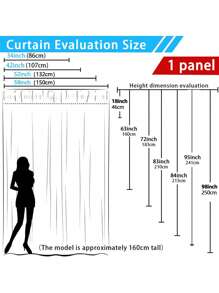 Double Layer Single Panel Blackout Curtain