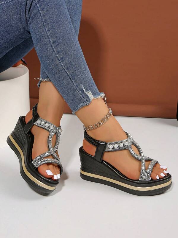 2025 New Platform Sandals For Women & Teens, Summer Non-Slip Thick Sole Fairy Style (Campus/Beach)