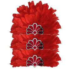 D EXCEED 1/2/3/4/6 Pcs Carnival Plumage Headband Lightweight Accessory For Parties Halloween Gifts Themed Events Durable Comfortable Flapper Headpiece Vibrant For Cosplay Celebrations - Multicolor - View 23