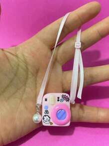 1pc (Excluding Dolls) Of Simulated Mini Macaron Camera Pendant Models, Creative And Fun Dolls, Clothing Accessories, OB11 Accessories, Creative Pendants, Keychains, Pendants, Bags, Accessories, Christmas Gifts, Halloween Gifts, Various Party Gifts