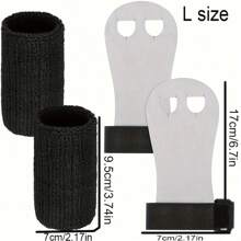 Gymnastics Wrist Wraps Set, Wrist Sweatband And Palm Protection Straps, Wrist Support Sports Accessories, Suitable For Workout, Breathable Moisture-Wicking Sports Wristband, Suitable For Men And Women, Applicable To Tennis, Soccer, Basketball, Running And Other Sports, Elastic Fit, Suitable For Various Activities, Multi-Functional Wrist Support, Fashionable And Practical, Anti-Sweat Wristband, Gym Wrist Gymnastics Wrist Wraps Set