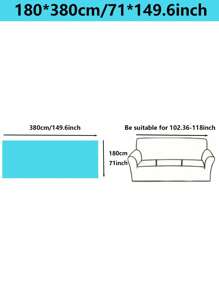 1pc Solid Color Sofa Cover Towel, Sofa Throw, Chenille Sofa Protective Cover, Suitable For All Seasons, Suitable For Bedroom And Living Room, Home Decor