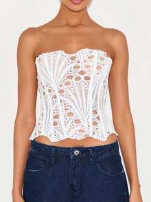 Women Tank Tops & Camis - White - View 1