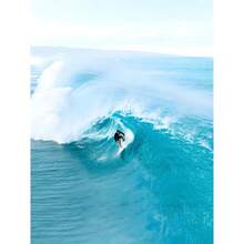 1 件墙壁艺术海报可选框架现代海滩海景波浪冲浪者冲浪印刷海报冲浪板冲浪运动帆布画墙壁艺术图片适用于房间家居装饰 - 彩色 - 查看 38