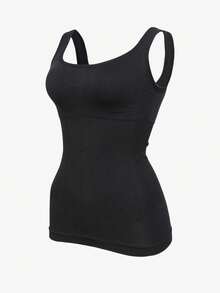 女士吊带背心 收腹塑身衣 无缝压缩背心 塑身衣