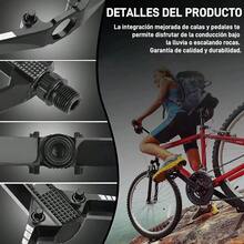 Pedal Antideslizante Para Bicicletas De Aleación De Aluminio - Negro - Ver 5