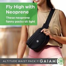 Altitude - Riñonera de almacenamiento para mujeres y hombres, cinturón ajustable con bolsa ligera para guardar elementos esenciales - Cepillo Savia - Ver 5