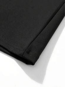 Men Plus Size Sports Polos - Black - View 5