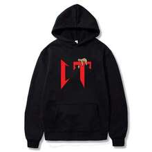 Corridos Tumbados Hoodie CT Merch Long Sleeve Streetwear Women Men Hoode Sweatshirt  Plus Size Fashion Clothes - màu đen - Xem 1