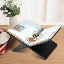 开放式展示架、木制大书架、咖啡桌架、杂志、艺术、烹饪书、圣经等木质画架 - 彩色 - 查看 11