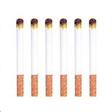 2/4/6 件逼真假香烟和雪茄模型，硅胶材质，愚人节恶作剧礼物，万圣节服装道具，派对恐怖玩具，生日/圣诞节/万圣节礼物 - 彩色 - 查看 12