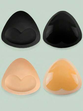 Women Thick Padded Push-Up Sticky Adhesive Sponge Bra Inserts, Suitable For Multiple Occasions