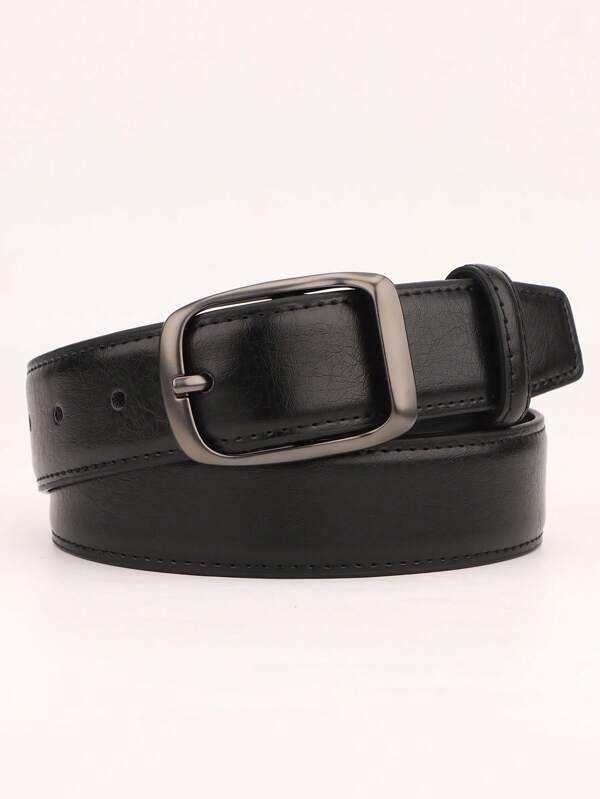 حزام جلد PU أنيق وعملي للرجال، حزام كاجوال عالي الجودة للأعمال، حزام بنطلون أنيق، تصميم بسيط مناسب للأعمال اليومية والسفر والتناول، إكسسوارات خريفية وشتوية، مناسب للمراهقين والشباب والرجال، كاجوال وخارجي ورياضي وللعطلات والتخرج والأعياد والاستخدام اليومي