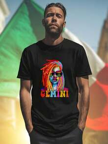Gemini Colorful Dreadlocks T Shirt Uomo Moda Estiva Casual Colorato Design Unico Streetwear Regalo Originale Offerta Imbattibile Acquista Subito Novità