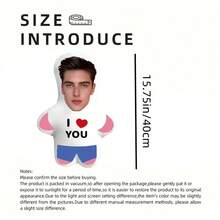 Customizable Photo Throw Pillow - Personalized Face Printed Double-Sided Cushion For Dad, Mom, Friends, Couples, Graduation, Birthday, Holidays (Father's Day, Mother's Day, Halloween, Christmas, Valentine's Day, Etc.) - Multicolor - View 39