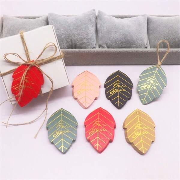 50tag 10m String 7x4.5cm For You, Handmade Crafts/Bakery/Candy Labels