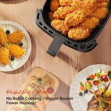 YMS 8.5QT Air Fryer, 1500W New Large Capacity Suitable For 5-6 People, Smart Touch Screen For Easy Operation With 10 Preset Functions, Non-Stick Coating For Easy Cleaning, Kitchen Accessories, Toaster Oven, Deep Fryer, Kitchen, Air Fryers - US A Type Plug(110-127V) - View 6