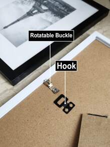 3 件套相框 | 可竖放或悬挂 | 可竖放/横放 | 适合任何装饰及照片主题 | 礼品及节日装饰 | 黑白 | 4 种尺寸：10x15cm、15x20cm、20x25cm、A4 家居装饰配件纪念相框