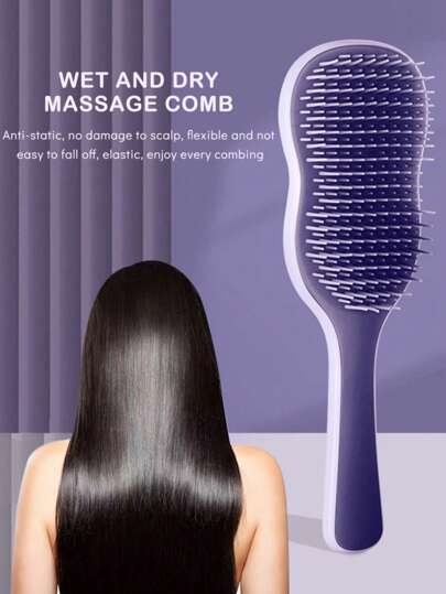 1 Pieza Cepillo desenredante para el cabello, Cepillo natural que se desliza suavemente por el cabello, Limpiador de cuero cabelludo con mango antideslizante, Peine desenredante, Cepillos para el cabello, Cepillo desenredante para cabello rizado, liso, mojado o seco, Vuelta al colegio, Artículos esenciales de viaje, Accesorios para el cabello para mujeres, Cepillo, Cepillos para el cabello, Cepillo para el cabello, Cepillo desenredante, Cepillo de bola, Mini cepillo para el cabello, Juego de cepillos para el cabello, Peine de madera, Cepillo para el cabello, Mini cepillo para el cabello, Cepillo desenredante, Cepillos para el cabello, Cepillo para cabello rizado, Equipo de peluquería, Artículos esenciales de viaje, Artículo esencial de viaje, Peinado, Peluquería, Cepillo para el cabello, Cepillo para el cabello liso, Cepillo para el peinado, Cepillo para cabello rizado, Cepillo para el borde, Peine para el cabello, Cepillar el cabello, Juego de cepillos para el cabello, Peinar el cabel